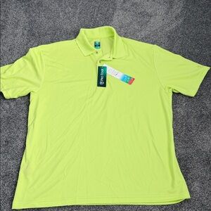 PGA Tour Bright Green Polo Shirt